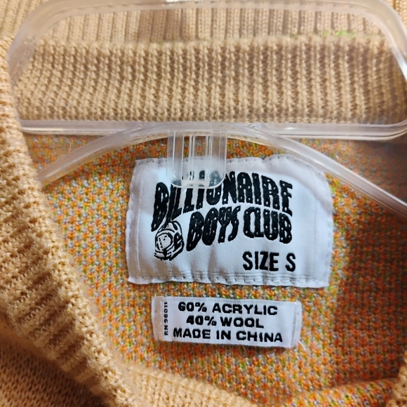 Billionaire Boys Club Graphic Wool Blend Sweater Small - Picture 16 of 16